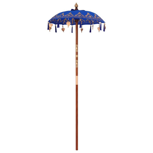 Balinese Parasol Blauw 95 x 95 x 260 cm