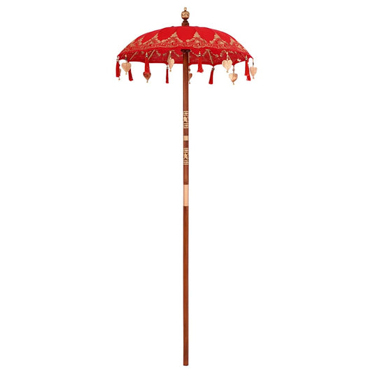 Balinese Parasol Rood 95 x 95 x 260 cm