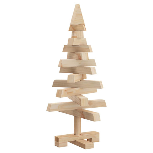 Kerstbomen met standaard Naturel 60 cm Massief grenenhout