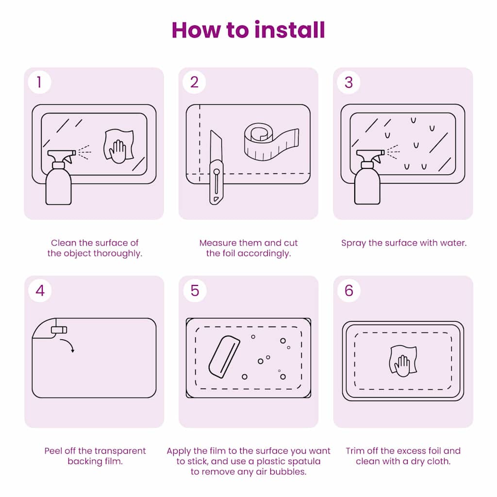 Raamfolie Doorzichtig 90 x 500 cm PVC