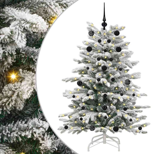 Kunstmatige Inklapbare Kerstboom Wit 150 cm PE en PVC