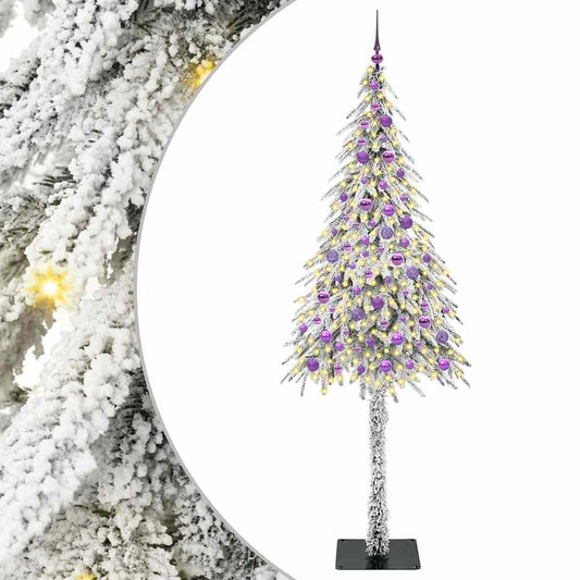 Kerstboom met 300 LED met standaard Wit 210 cm PE en staal