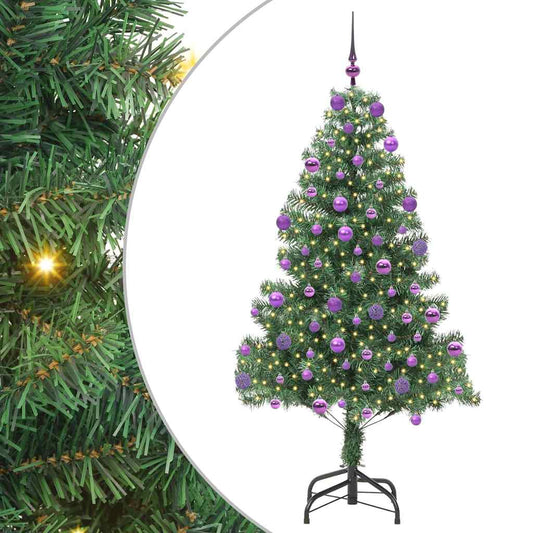 Kerstboom met 300 LED met standaard Groen 210 cm PVC