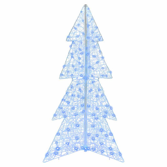Kerstboom met 160 LED Blauw 150 cm Acryl