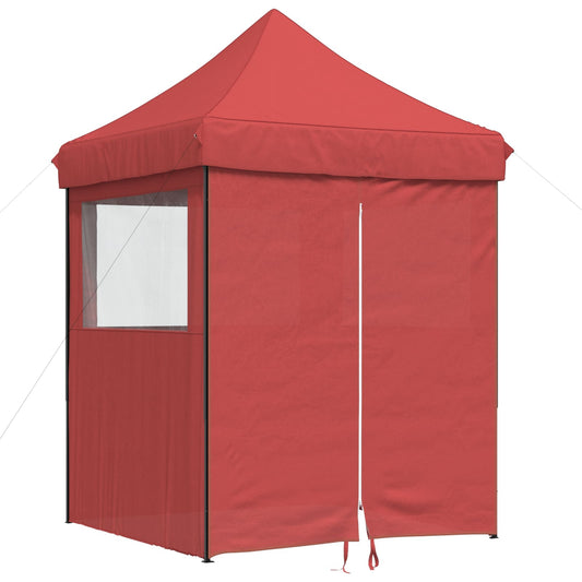 Partytent Bordeauxrood 200 x 200 x 306 cm Oxford Stof