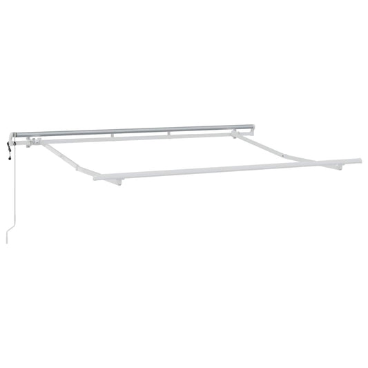 Uitschuifbare Luifel Taupe 4 × 3 M Stof En Aluminium Taupe