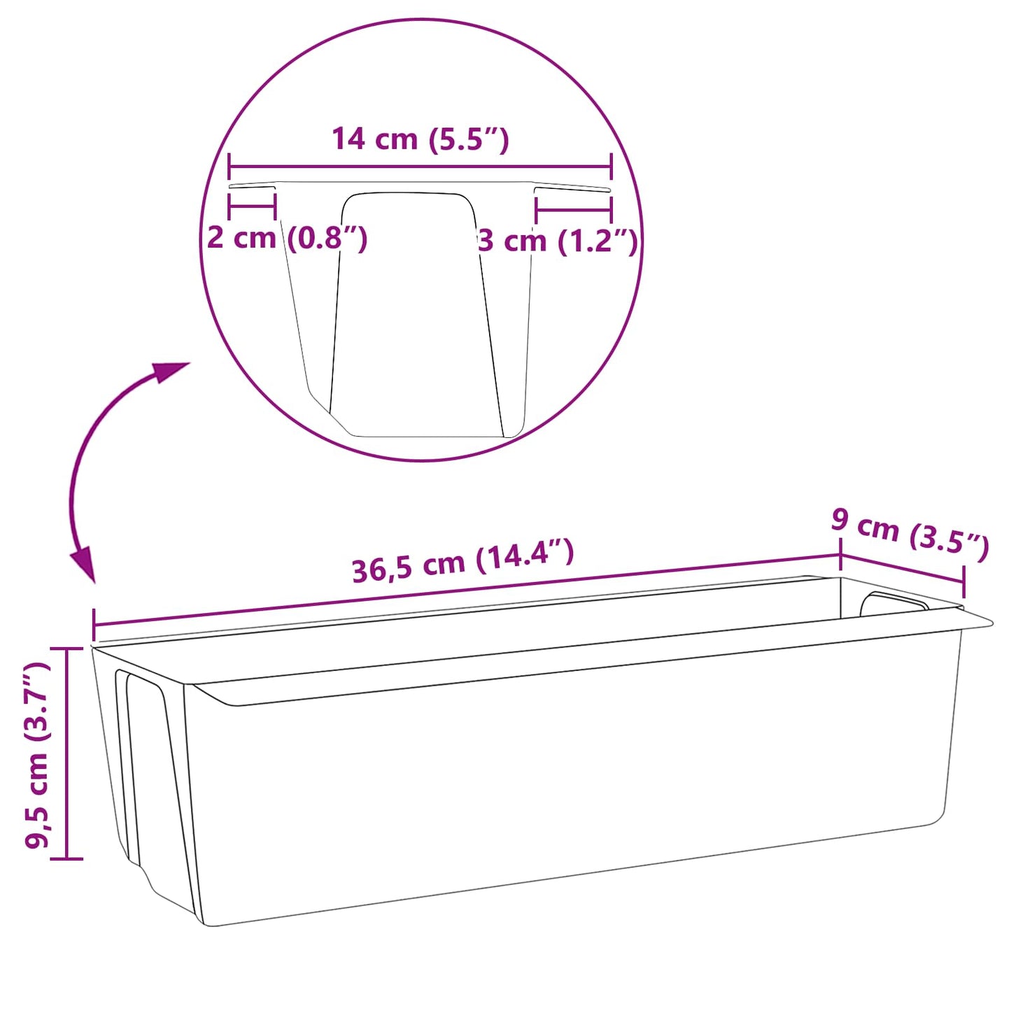 Bloembakken Voor Euro-Pallets 12 Pcs