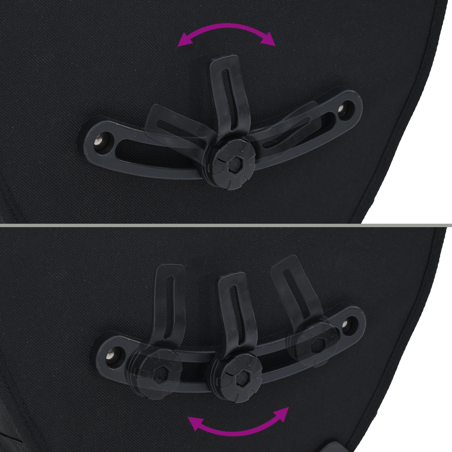 Fietstas voor Bagagedrager 25 L Zwart 32,5 x 17 x 57 cm