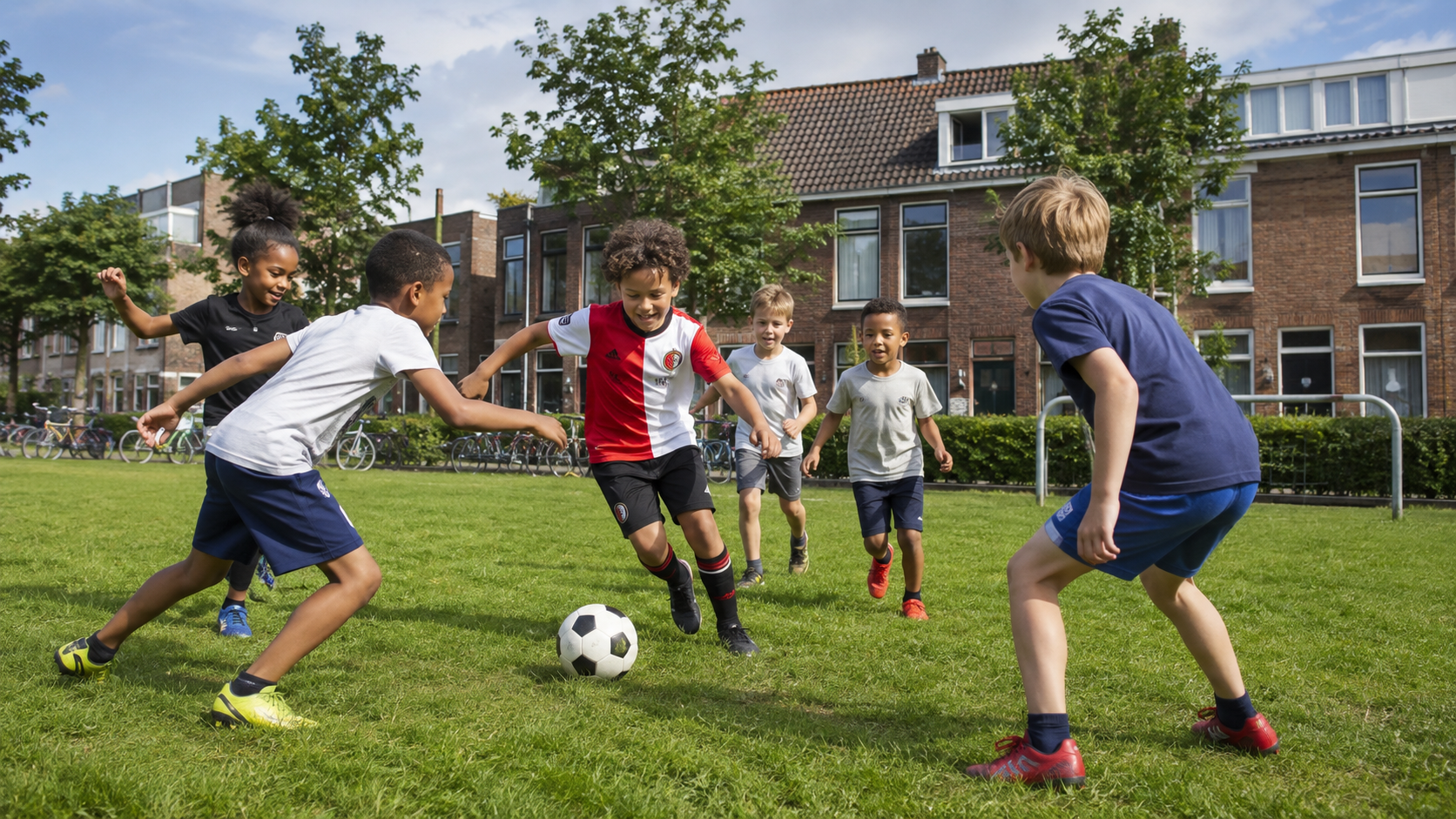 Kind laten sporten na de zomervakantie: zo blijft bewegen gezond én gezellig
