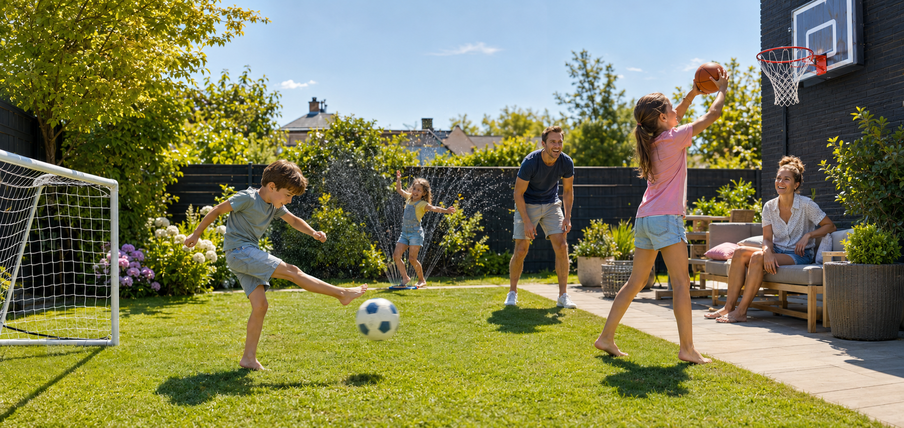 Buitenspellen voor in de tuin: zo wordt de zomervakantie gezond én gezellig
