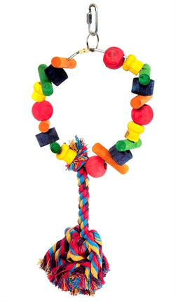 Happy Pet Speelgoed Papegaai Cartwheel Assorti 28X15X8 Cm