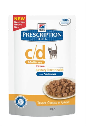 Hill's Prescription Diet Hill's Feline C/D Multicare Zalm 12X85 Gr