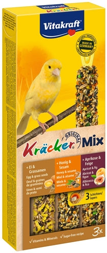 Vitakraft Kanarie Kracker Honing/Fruit/Ei 3 In 1
