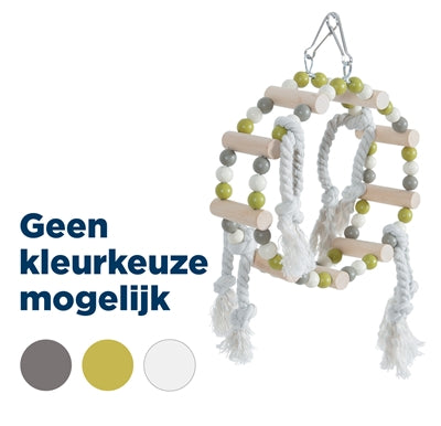 Zolux Schommel Houten Wiel Met Kralen Assorti 18X6X22 Cm