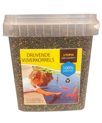 Utopia Drijvende Vijverkorrel 3 Mm 1 Kg 2,5 Ltr