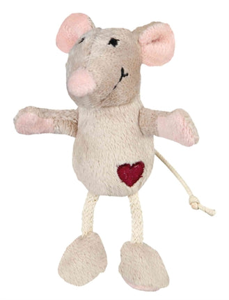 Trixie Muis Pluche Beige 11 Cm