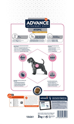 Advance Veterinary Diet Dog Atopic Gevoelige Huid Graanvrij / Derma 3 Kg