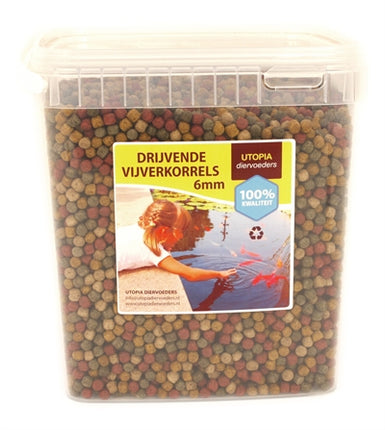 Utopia Diertotaal Vijverkorrel Drijvend 6 Mm 2 Kg
