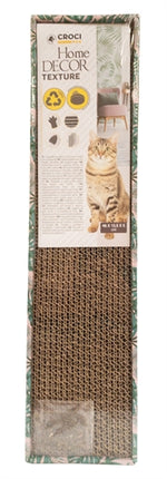 Croci Krabplank Homedecor Textuur Bladeren Groen 48X12,5X5 Cm