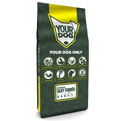 Yourdog Australische Silky Terriër Pup 12 Kg