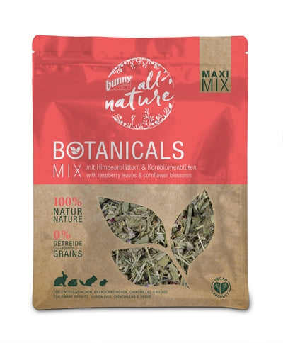 Bunny Nature Botanicals Maxi Mix Frambozenblad / Bloemkoolbloesem 400 Gr