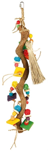 Trixie Natuurspeelgoed Schorshout / Riet / Zeegras / Hout 56 Cm