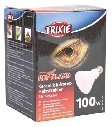 Trixie Reptiland Keramische Infrarood Warmtestraler 7,5X7,5X10 Cm 50 Watt