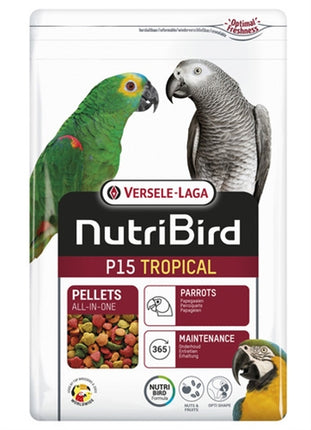 Nutribird P15 Tropical Onderhoudsvoeder 10 Kg