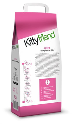 Kitty Friend Ultra Kattenbakvulling 15 Ltr