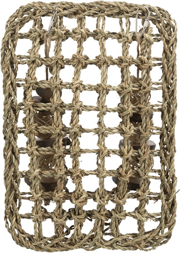 Trixie Knaagdier Mat Met Speeltjes Zeegras 18X30 Cm