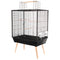 Zolux Vogelkooi Neo Jili Zwart 78X48X81/112 Cm