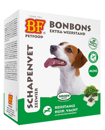 Bf Petfood Schapenvet Mini Bonbons Zeewier 80 St