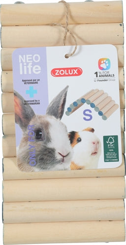 Zolux Neolife Houten Brug S 15,5 Cm