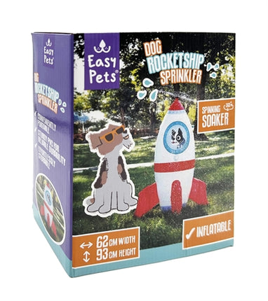 Easypets Summer Rocketship Sprinkler 60X55X93 Cm