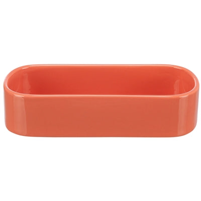 Trixie Voerbak / Drinkbak Ovaal Keramiek Assorti 22X10 Cm 600 Ml