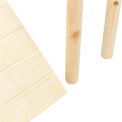 Trixie Platform Met Helling Voor Muizen / Hamsters Onbehandeld Hout 47X30X25 Cm