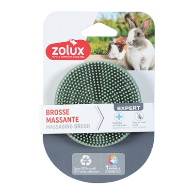 Zolux Rubber Borstel Knaagdier 7,5 Cm