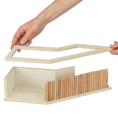 Trixie Observatiebox Muis / Hamster Met Tunnel Onbehandeld Hout 36X17 Cm