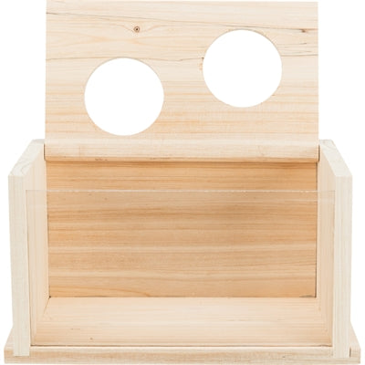 Trixie Zandbad Hamster / Gerbil Onbehandeld Hout 28X15X15 Cm