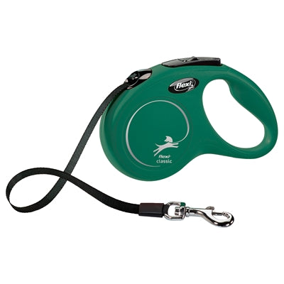 Flexi Rollijn Classic Tape Olijfgroen