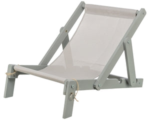 Trixie Strandstoel Hout Grijs 51X33X37 Cm