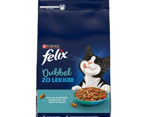 Felix Droog Dubbel Zo Lekker Zalm / Vis / Rode Biet 4 Kg
