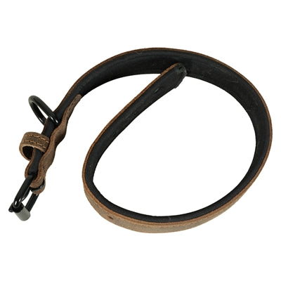Zolux Expert Halsband Hond Premium Leer / Neopreen Bruin 30X1,4 Cm