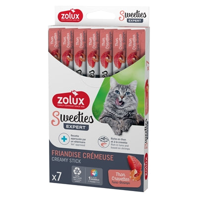 Zolux Sweeties Expert Creamy Stick Tonijn / Garnaal 7X14 Gr