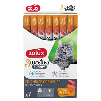 Zolux Sweeties Expert Creamy Stick Tonijn / Zalm 7X14 Gr