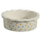 Zolux Voerbak Cosy Gestipt Keramiek Wit 10X10X3,5 Cm 100 Ml