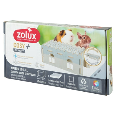 Zolux Knaaghuis Cosy Cavia Uitbreiding Hout 38X21X16,5 Cm