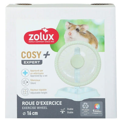 Zolux Looprad Cosy Geruisloos Op Standaard Kunststof 20,5X16,5X13 Cm