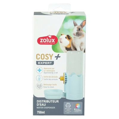 Zolux Cosy+ Waterdispenser Blauw 750 Ml