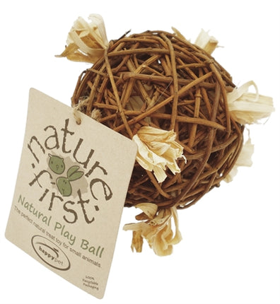 Nature First Happy Pet Speelbal Wilg Nature First 9,5X9,5X9,5 Cm